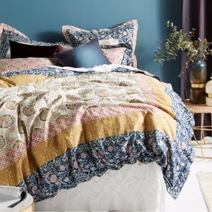 Anthropologie Meguro Duvet Cover & Shams